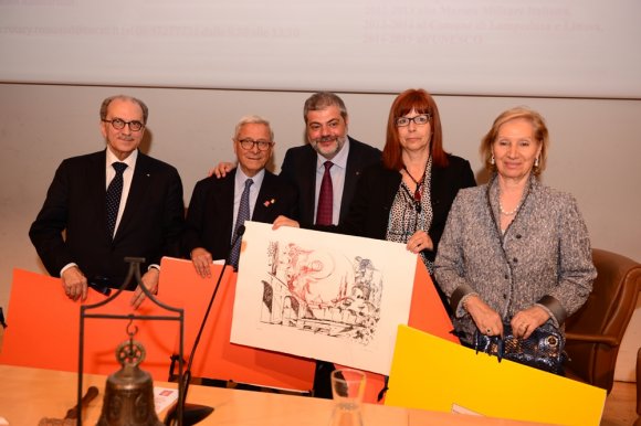 Tonino Cantelmi premia G. Puglisi Unesco Italia 